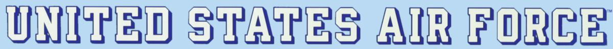 Mylar Decal - Air Force Window Strip