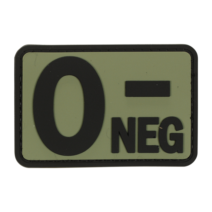 BLOOD TYPE PATCH PVC PATCH