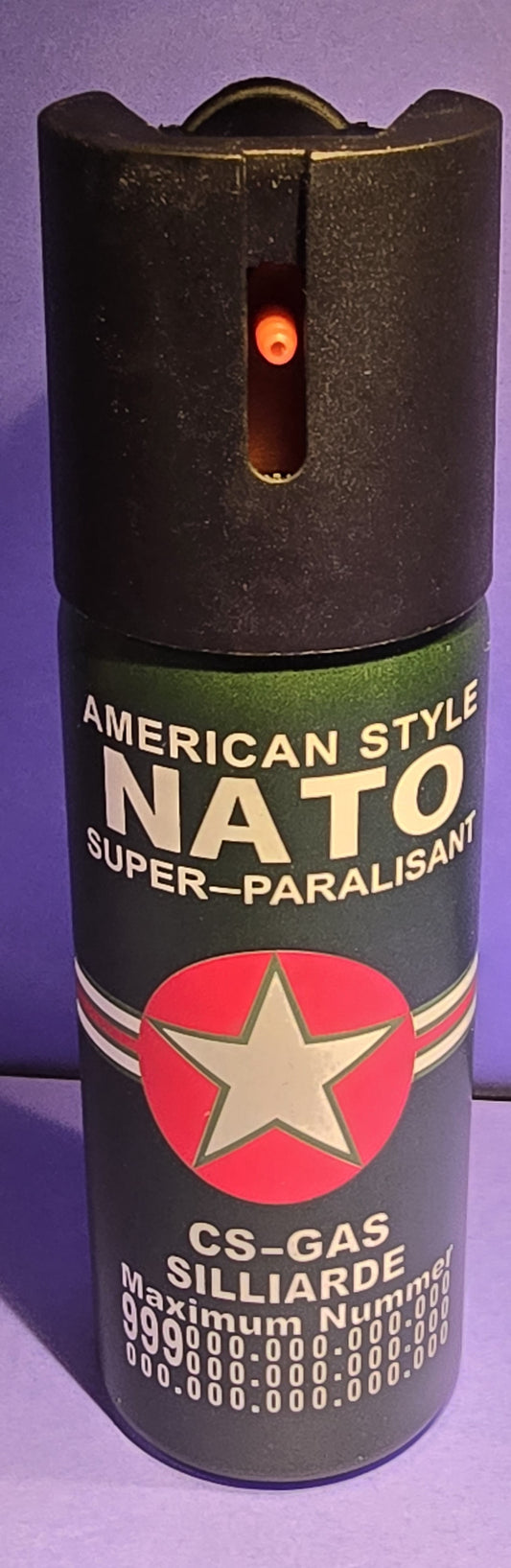NATO SUPER-Paralisant CS-Gas Pepper Aerosol Spray Defense