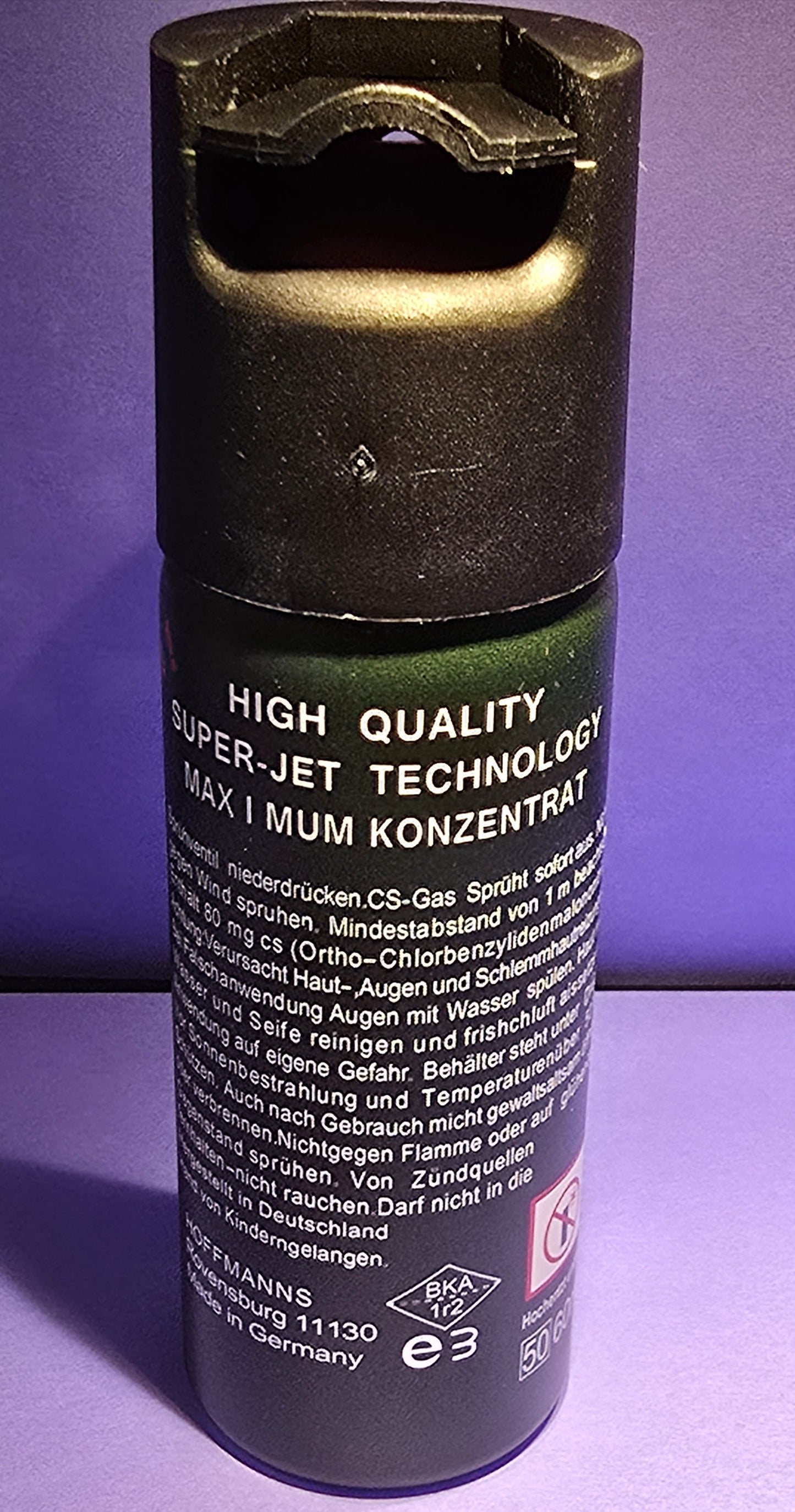 NATO SUPER-Paralisant CS-Gas Pepper Aerosol Spray Defense