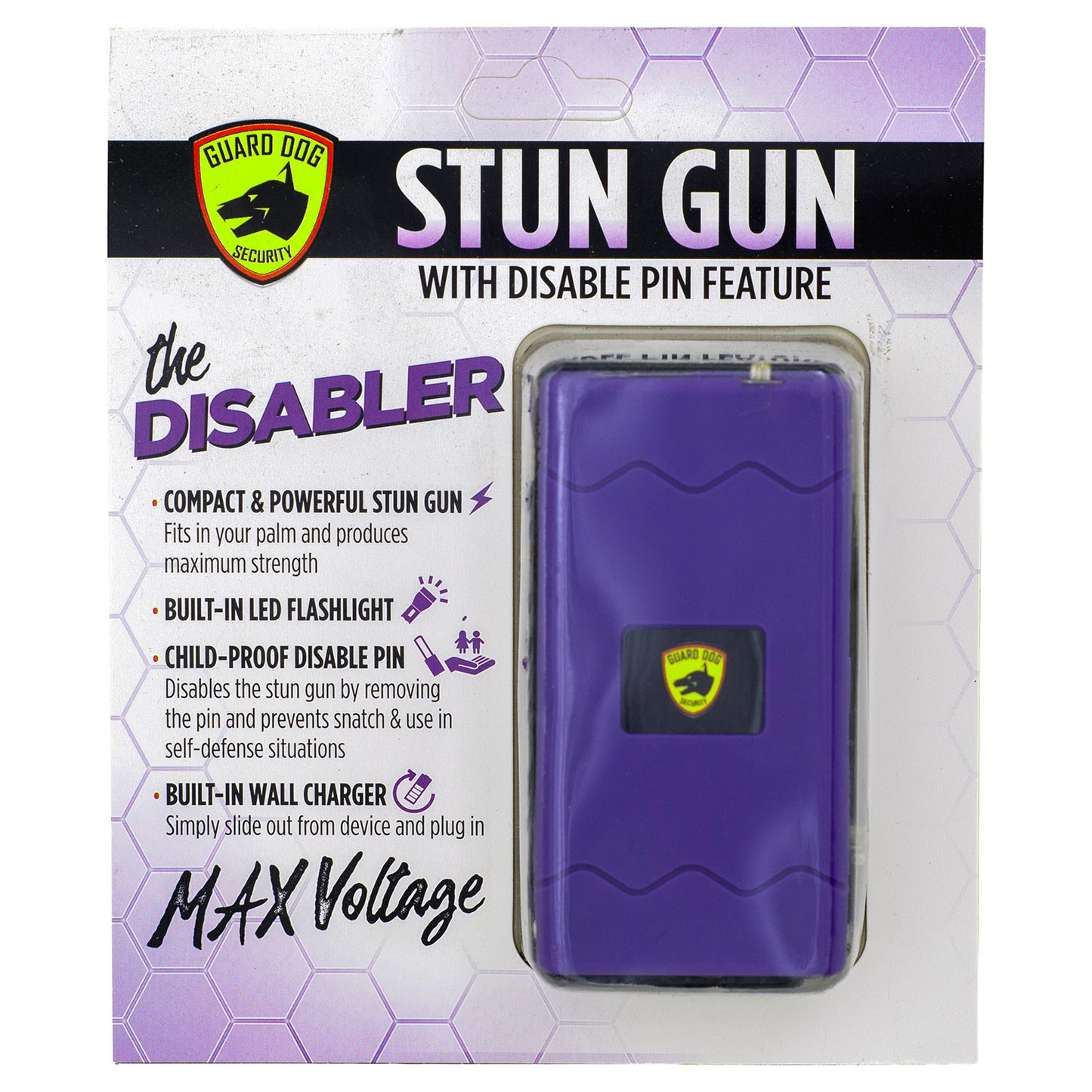 Guard Dog Stun Gun Disabler with Flashlight