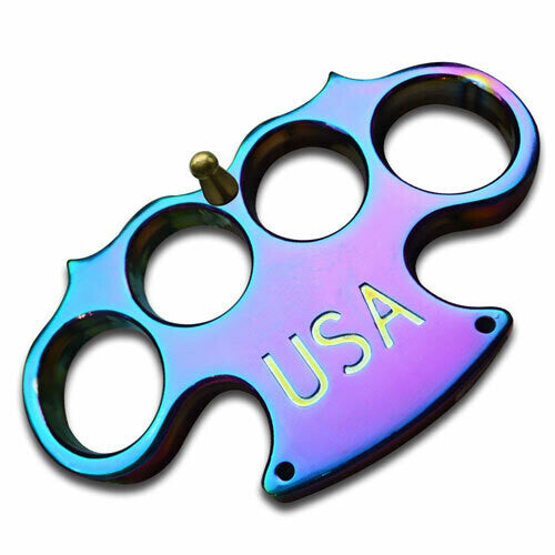 RAINBOW USA BRASS KNUCKLES