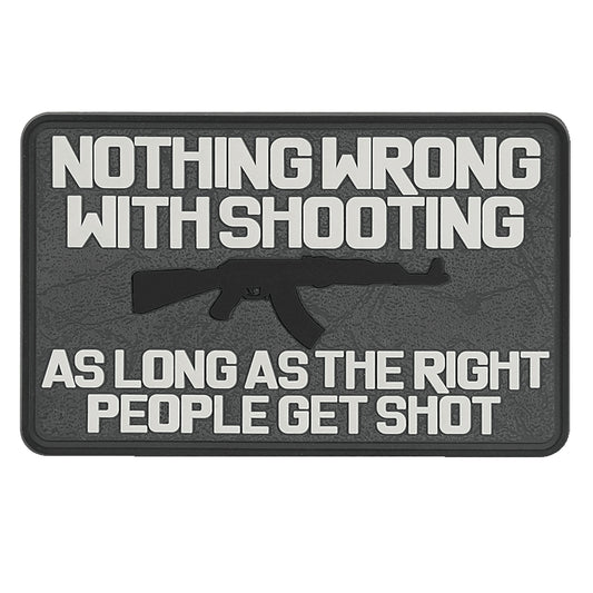 NOTHING WRONG PVC MORALE PATCH