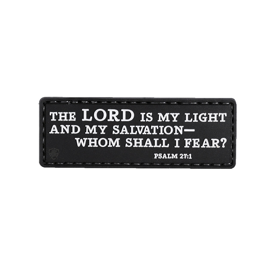 PSALMS 27:1 PVC MORALE PATCH