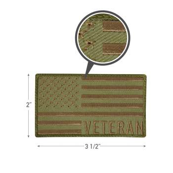 Veteran US Flag Morale Patch