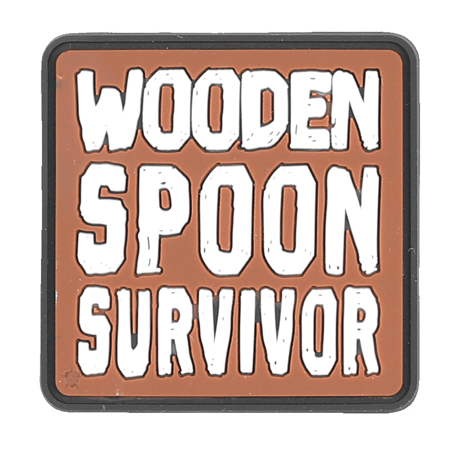 WOODEN SPOON PVC MORALE PATCH