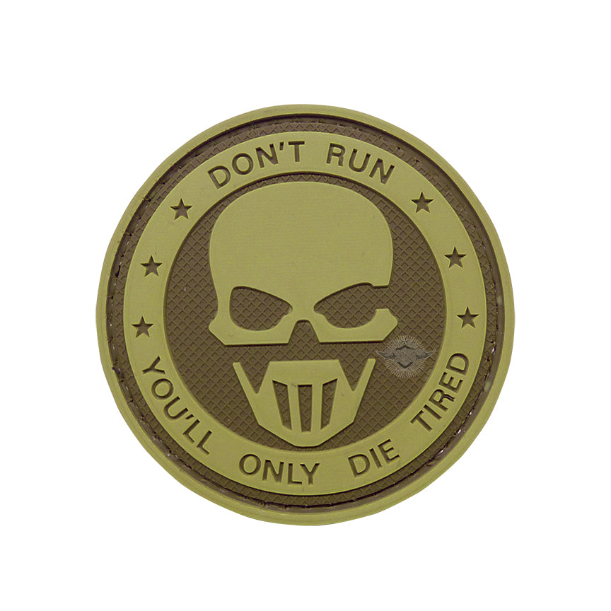 DON'T RUN - GHOST - PVC MORALE PATCH