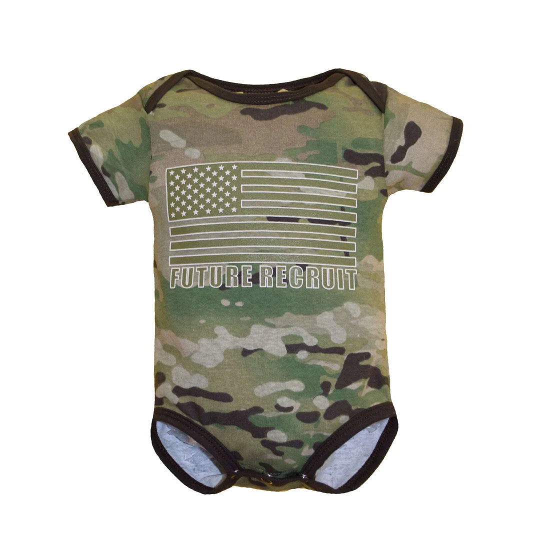 BABY MULTICAM FUTURE RECRUIT BODYSUIT
