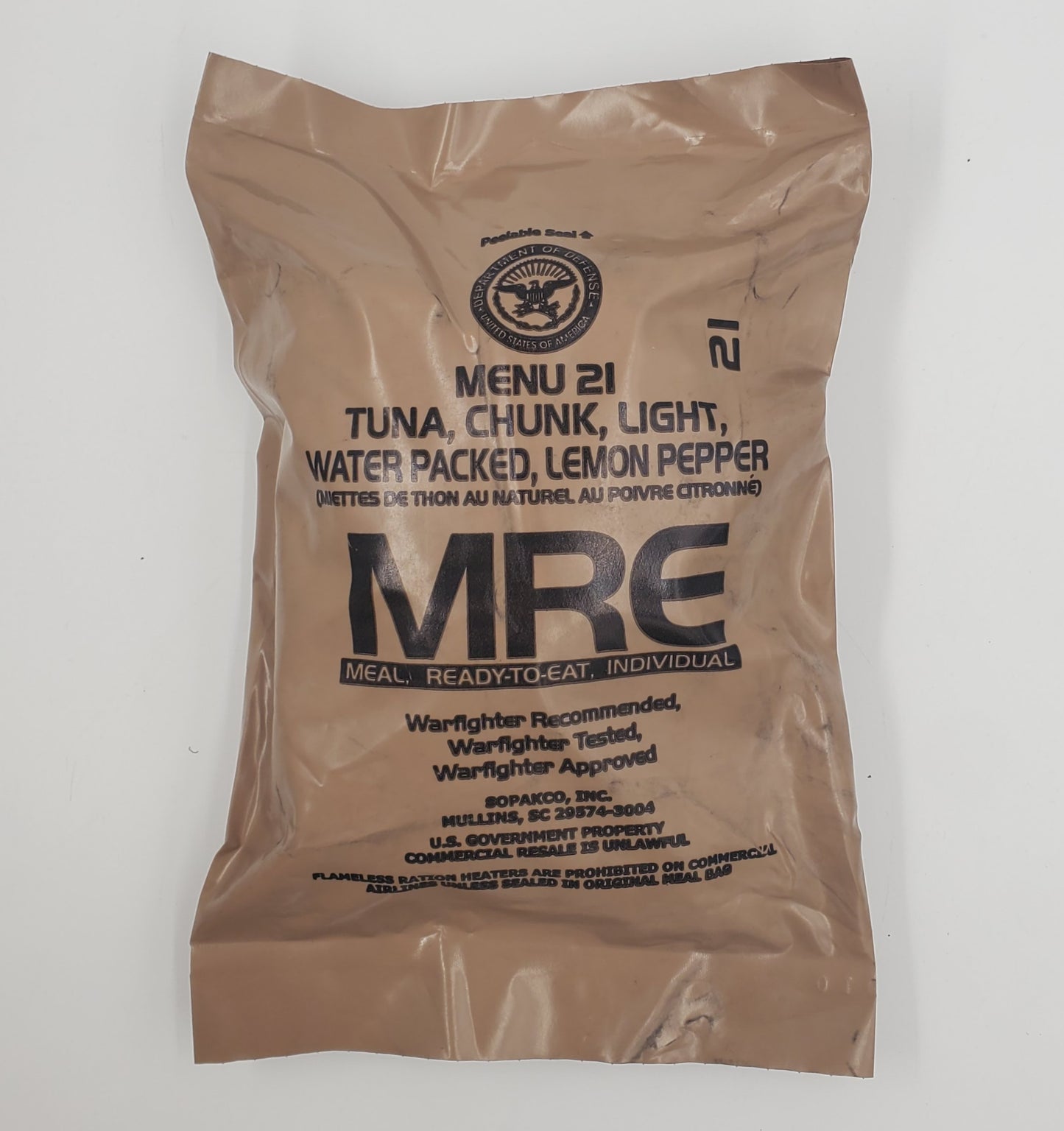 LEMON PEPPER TUNA MRE