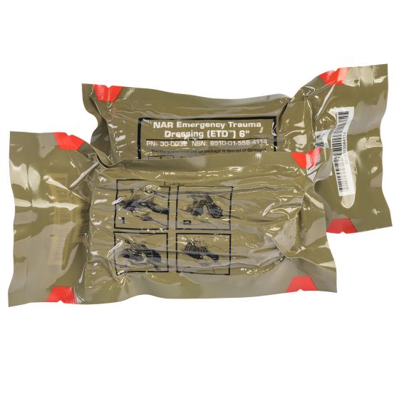 EMERGENCY TRAUMA DRESSING (ETD) - 6 IN