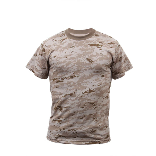 Camo T-Shirt 100% Cotton