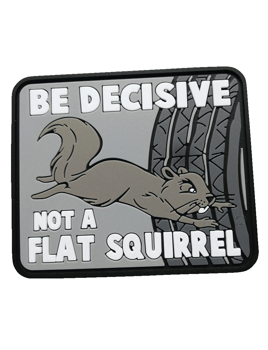 BE DECISIVE MORALE PVC PATCH