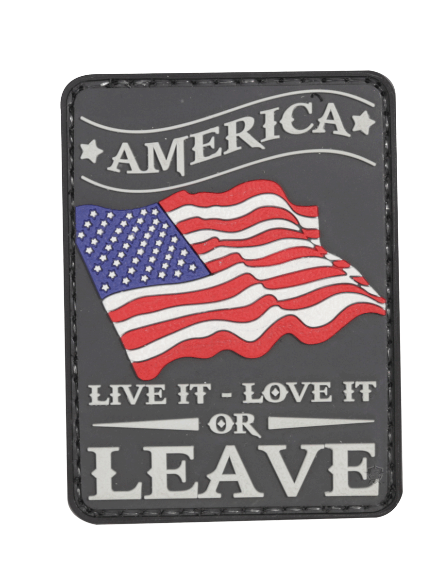 AMERICA LIVE IT, LOVE IT MORALE PVC PATCH