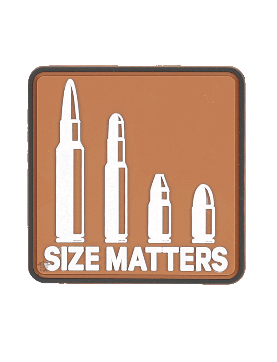 SIZE MATTERS MORALE PVC PATCH