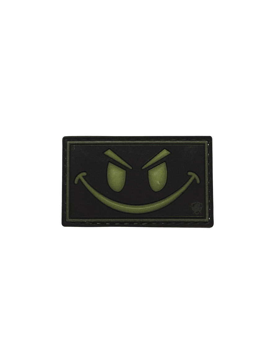 SMILE NIGHT GLOW MORALE PVC PATCH