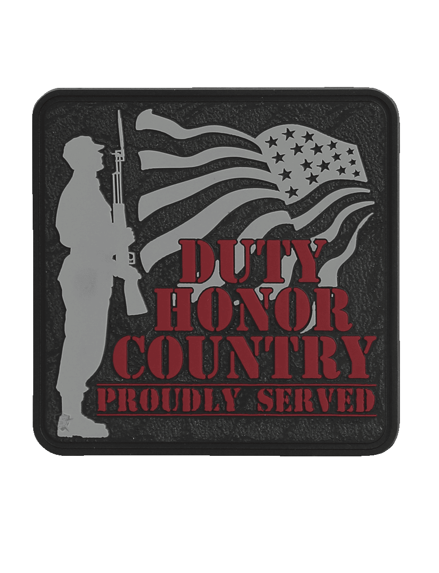 DUTY HONOR MORALE PVC PATCH