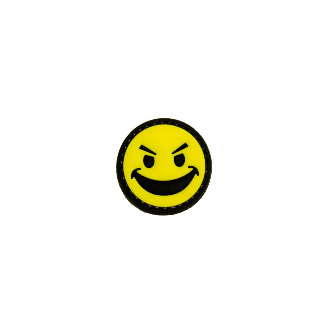 EVIL SMILEY PVC PATCH