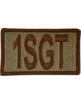 First Sergeant OCP Duty Identifier Patch with Fastener