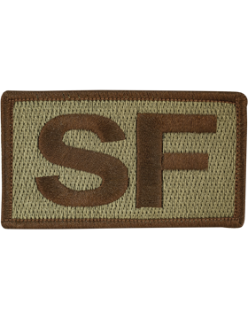 USAF Security Forces Duty Identifier Tab OCP with Fastener