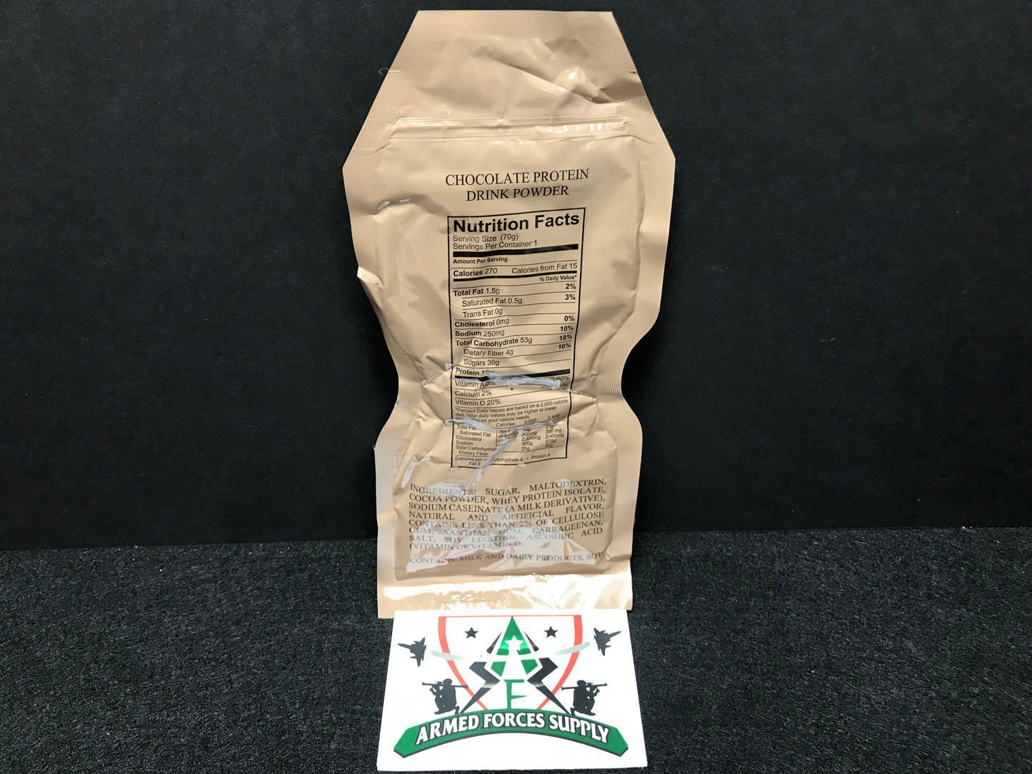 MILITARY MRE CHOCOLATE PROTIEN DRINK POWDER