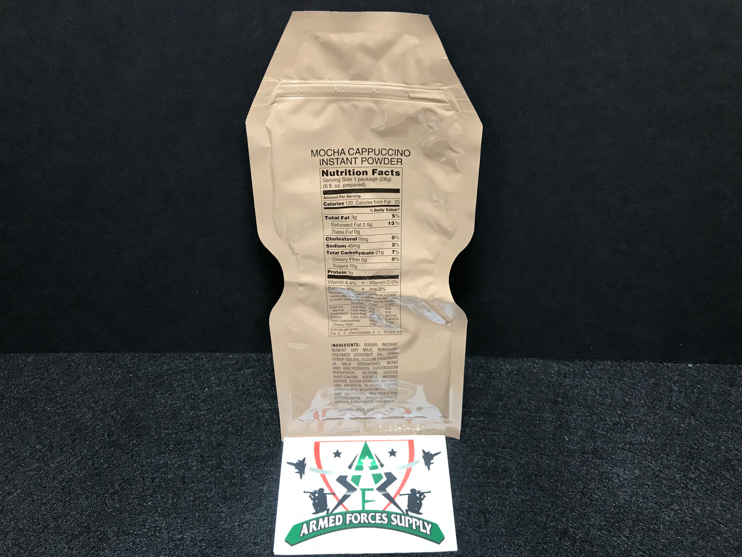 MILITARY MRE MOCHA CAPPUCCINO INSTANT POWDER DRINK MIX