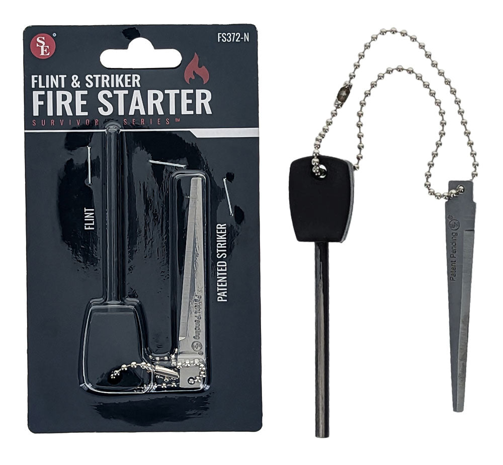 Flint & Striker Fire starter with Sona Patented Striker