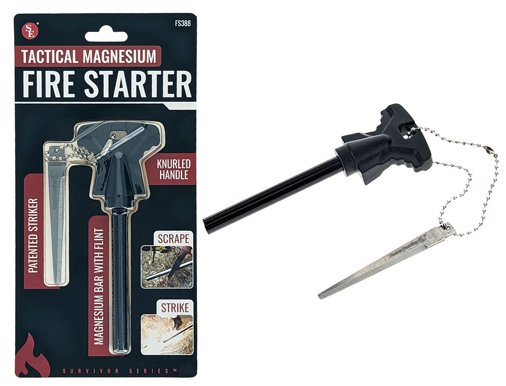 Tactical Magnesium Fire Starter with Flint