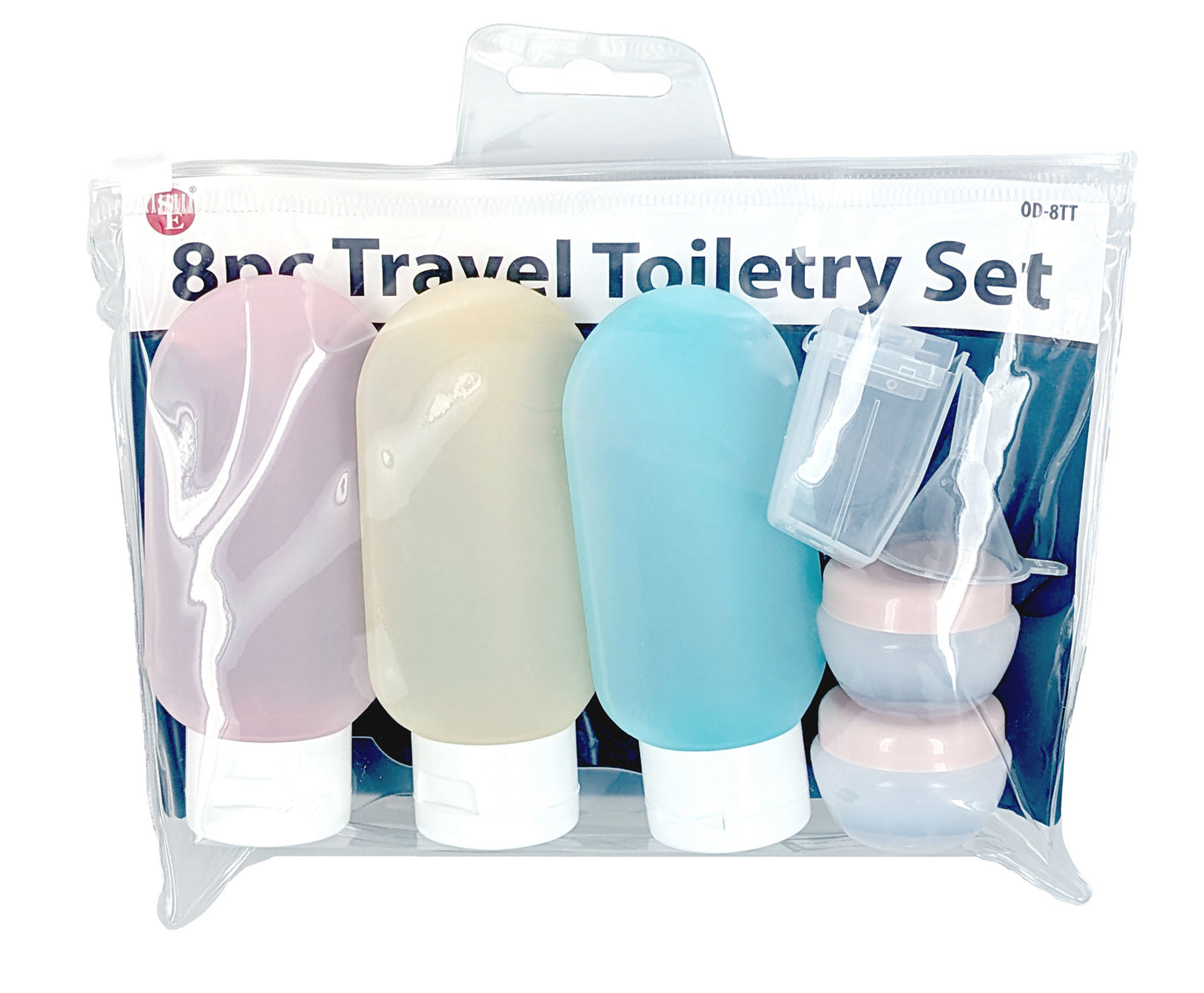 8-Piece Set- Travel Toiletry Set