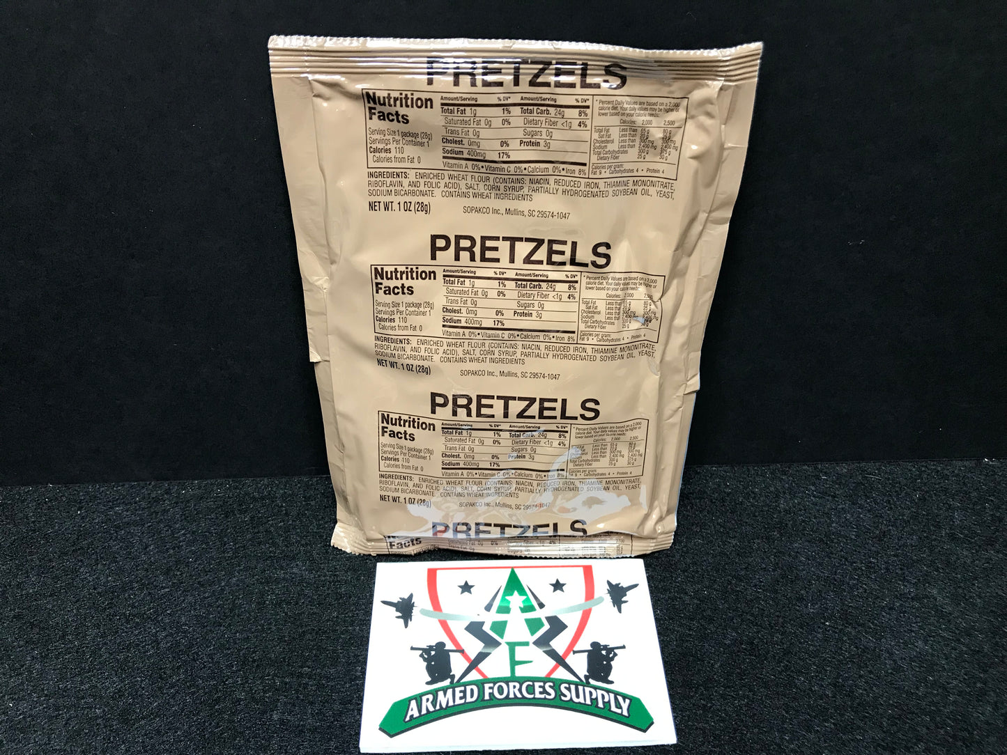 MILITARY MRE PLAIN PRETZELS