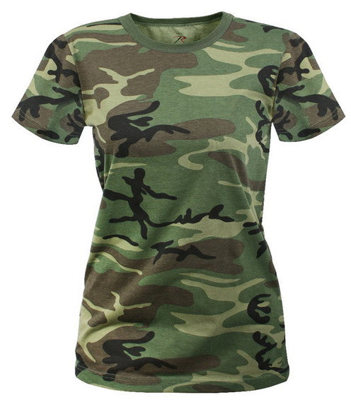 Women's Long Length Camo T-Shirt