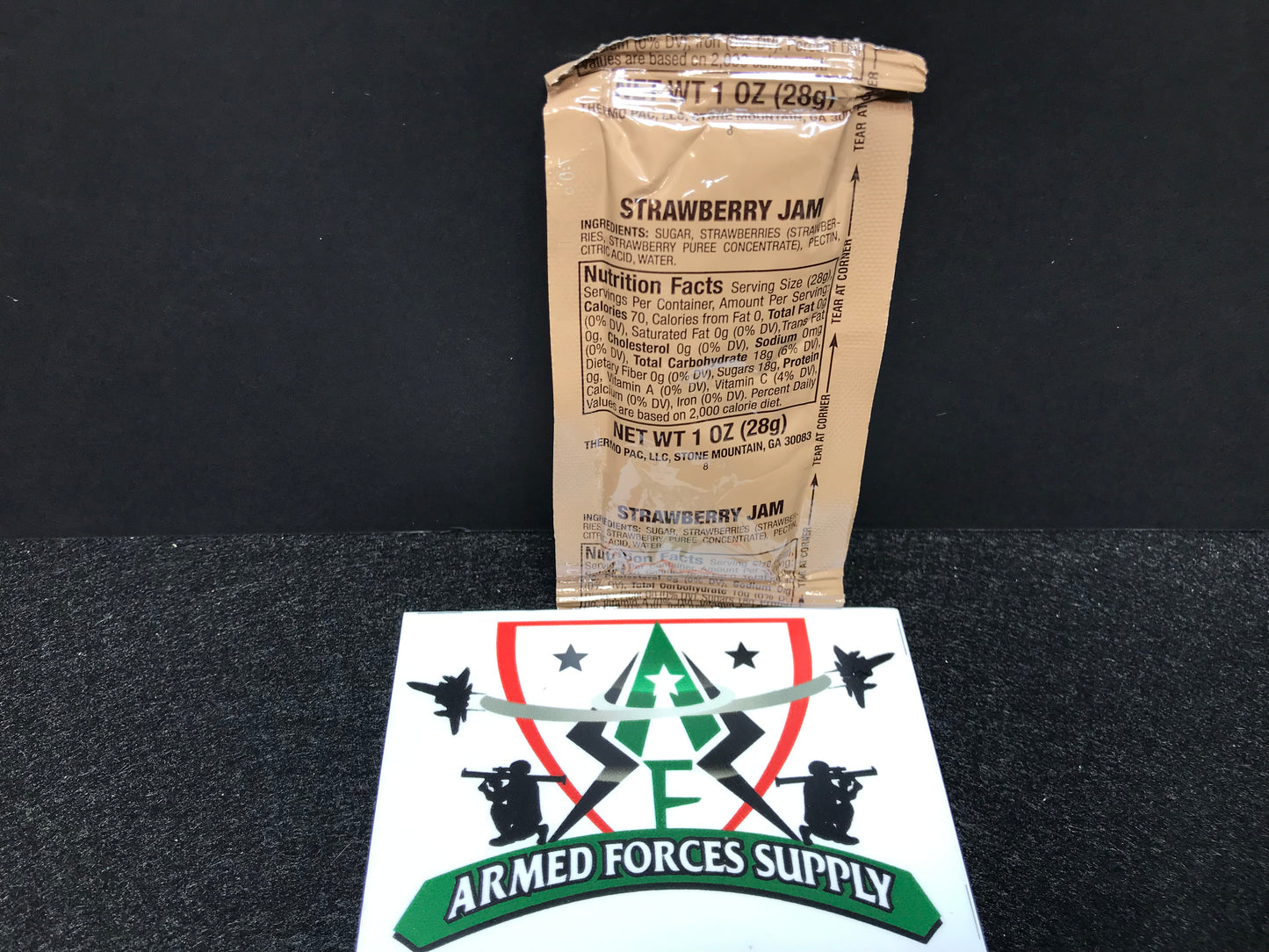 MILITARY MRE STRAWBERRY JAM