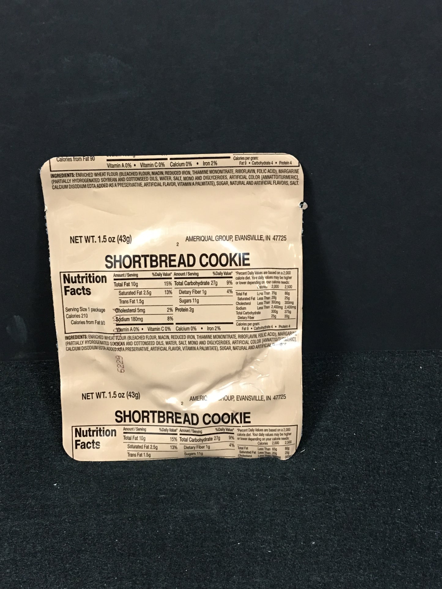 MILITARY MRE SHORTBREAD COOKIES