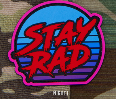 STAY RAD SUNSET PVC MORALE PATCH
