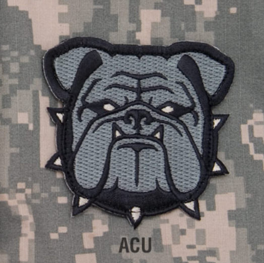 BULLDOG HEAD- LARGE MORALE PATCH