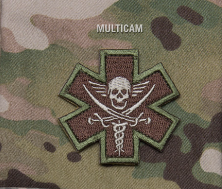 TACTICAL MEDIC- PIRATE MORALE PATCH