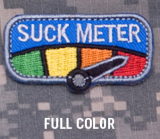 SUCK METER MORALE PATCH