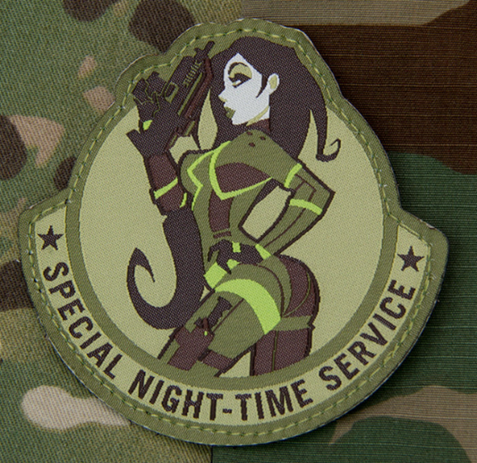 SPECIAL NIGHT PINUP GIRL MORALE PATCH