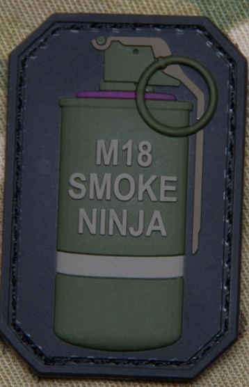 SMOKE NINJA PVC MORALE PATCH