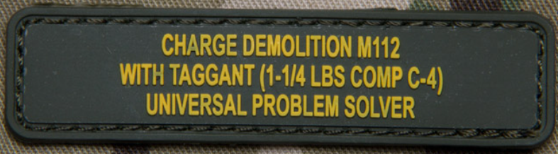 C4 PROBLEM PVC MORALE PATCH