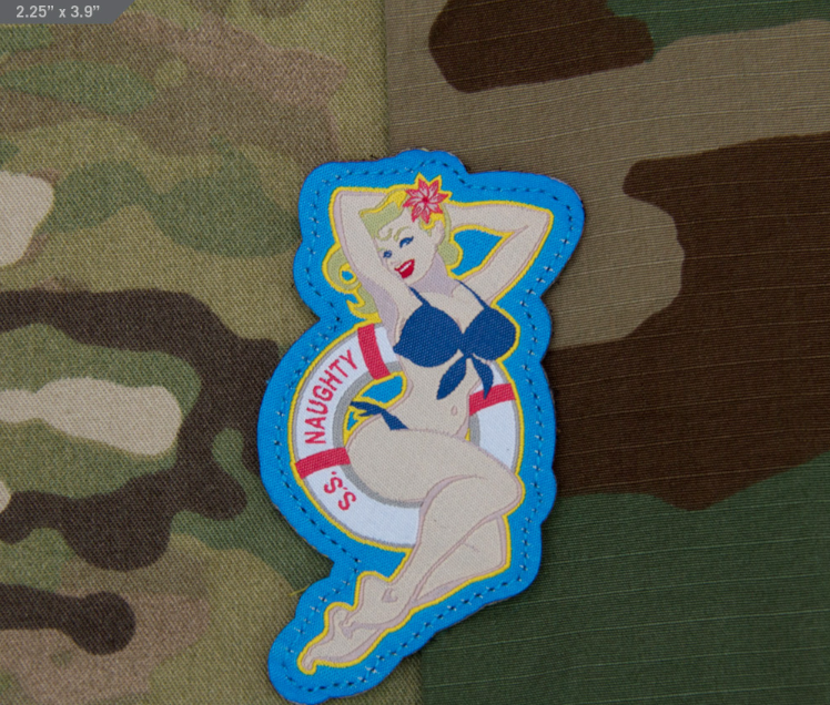 SS NAUGHTY PINUP MORALE PATCH