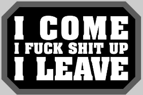 I Come Decal Sticker