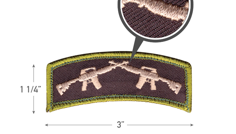 Crossed Rifles Morale Patch
