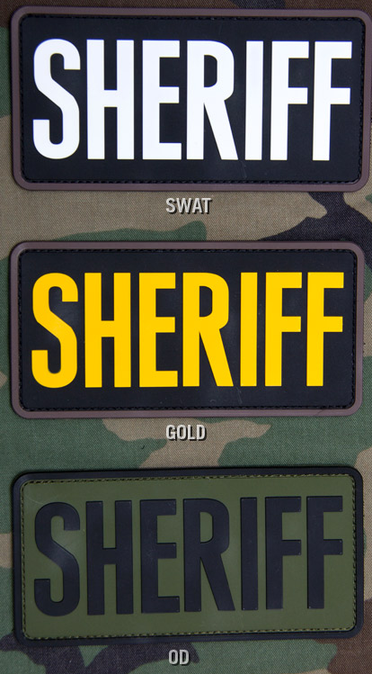 SHERIFF 6x3 PVC Patch