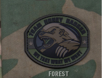 TEAM HONEY BADGER PVC MORALE PATCH