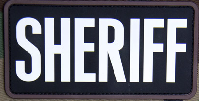 SHERIFF 6x3 PVC Patch
