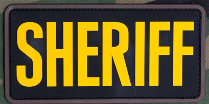 SHERIFF 6x3 PVC Patch