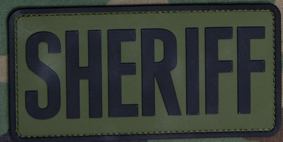 SHERIFF 6x3 PVC Patch