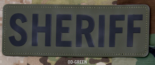 SHERIFF 8.5x3 PVC Patch