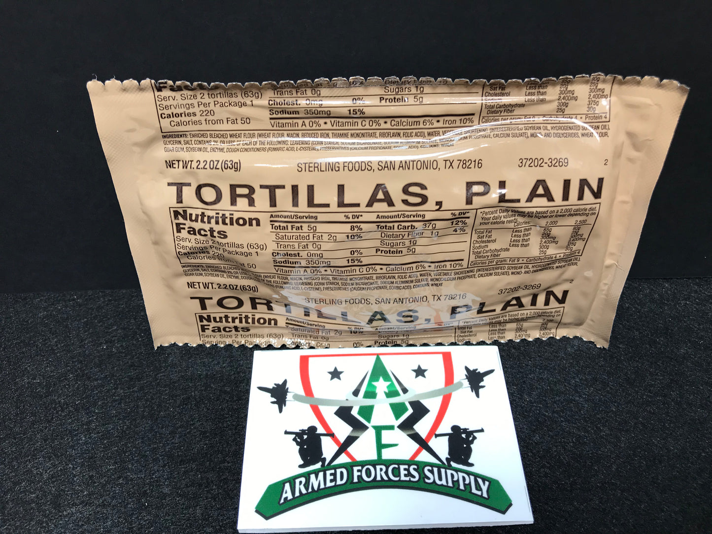 MILITARY MRE PLAIN TORTILA