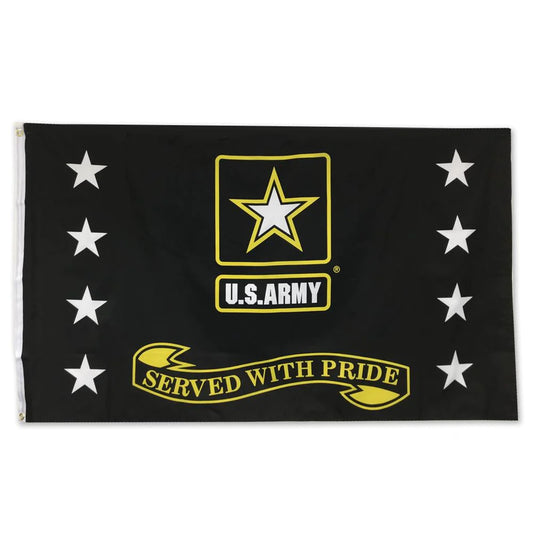 US ARMY SERVED WITH PRIDE FLAG